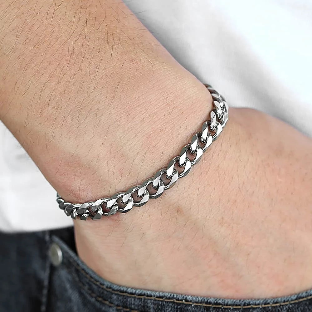 Pulsera de acero inoxidable unisex